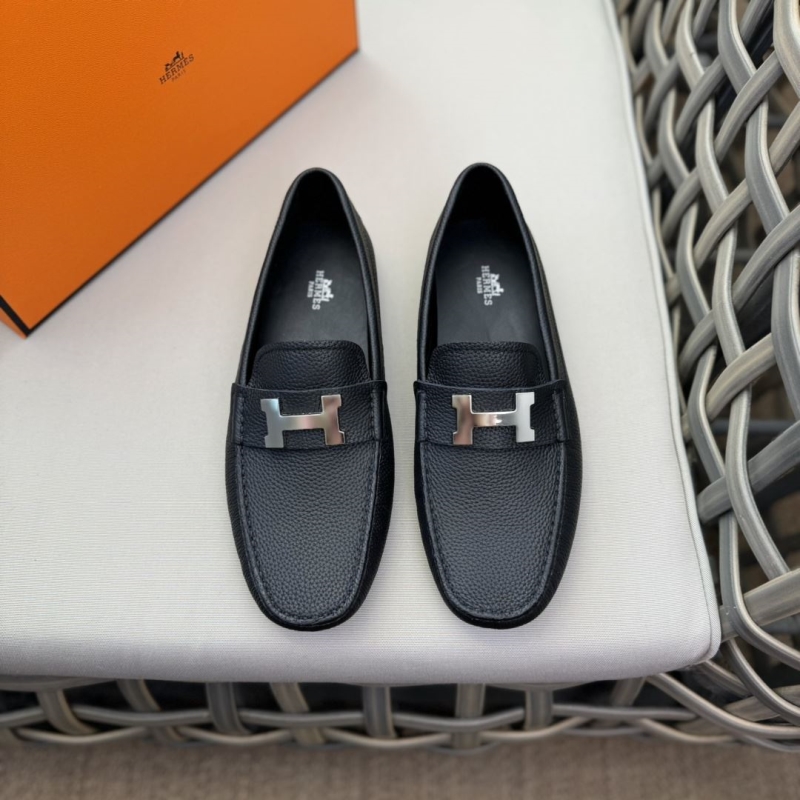 H**mes leather shoes